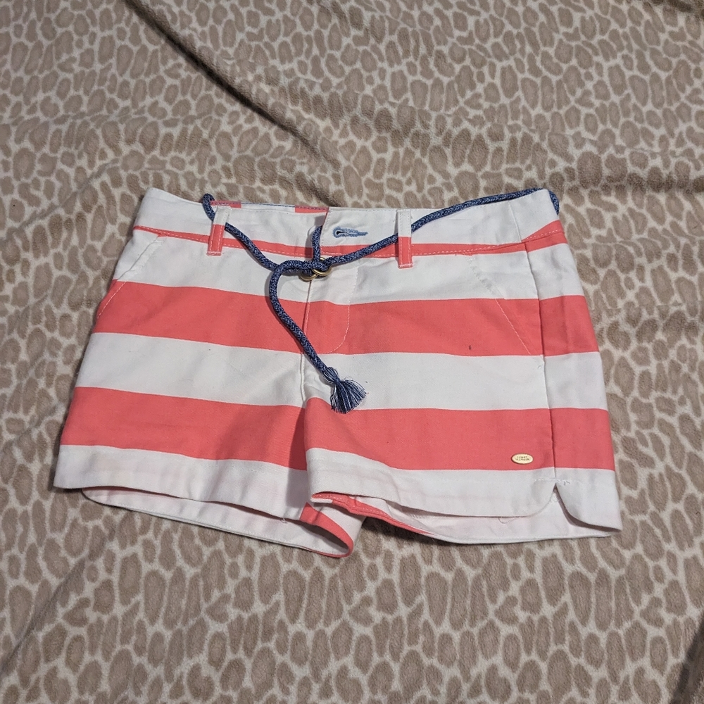 Tommy Hilfiger red and white shorts